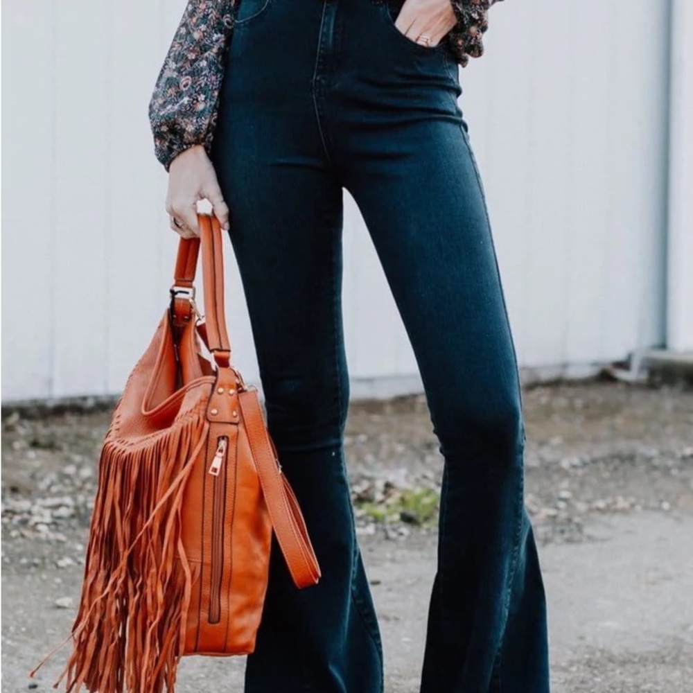 The Dylan Bell Bottom Jeans - Three Birds Nest